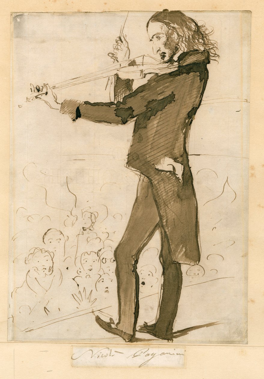 Niccolo Paganini - retrato de Unknown