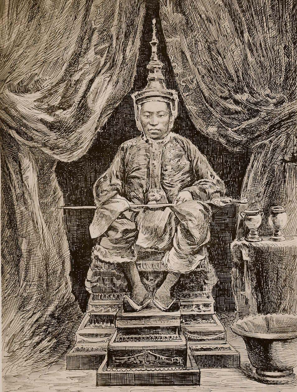 Norodom, rei do Camboja de Unknown