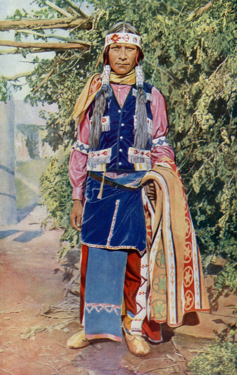 América do Norte. Apache do Novo México. 1920 de Unknown