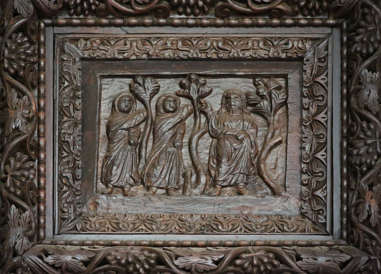 Painel da porta 5C: Cristo aparece para as Mulheres Santas no túmulo de Unknown