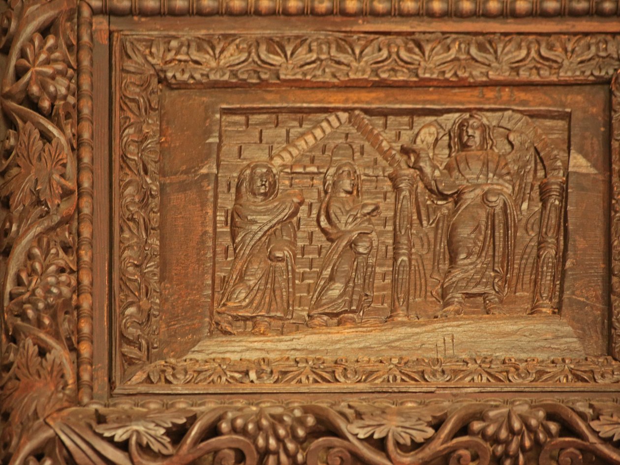 Painel da porta 5C: as mulheres sagradas no túmulo vazio de Unknown