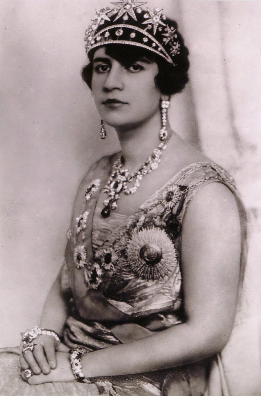 Retrato da Rainha Soraya de Tarzi do Afeganistão, c.1928 de Unknown