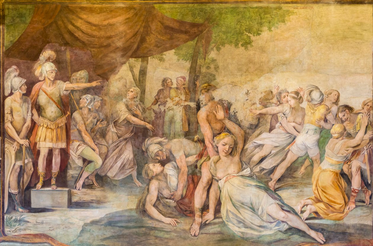 Estupro das Mulheres Sabinas, Roma, Itália de Unknown