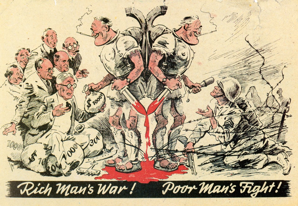 Rich equipa a guerra. Pobre equipa luta. 1940 de Unknown