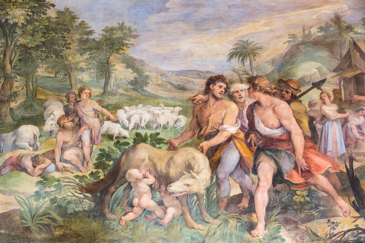 Rômulo e Remo, Roma, Itália de Unknown