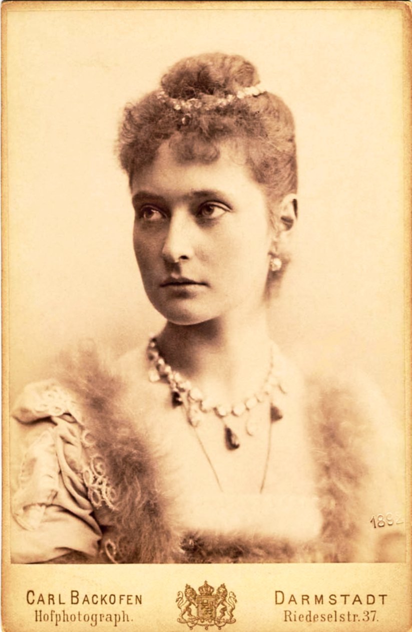 Imperatriz russa Alexandra Fyodorovna, 1892 de Unknown