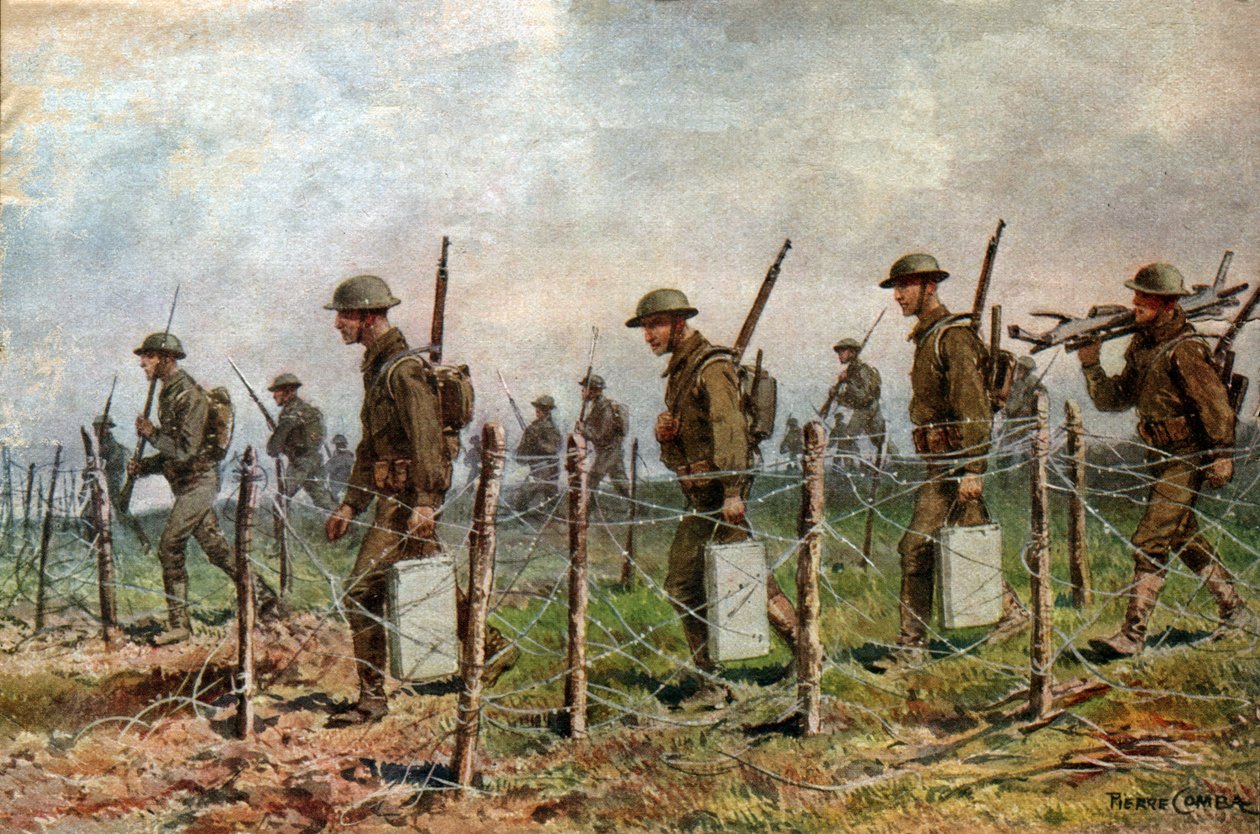 Soldados americanos, 1917. Soldados americanos, 1917. de Unknown