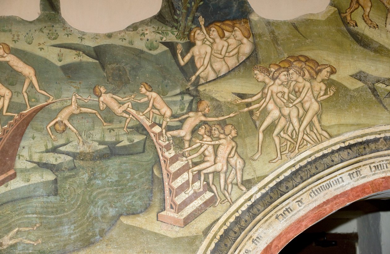 Santa Maria na igreja do piano, Loreto Aprutino, Abruzzo, Itália, de Unknown