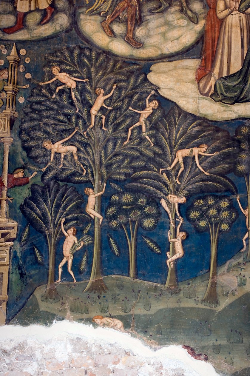 Santa Maria na igreja do piano, Loreto Aprutino, Abruzzo, Itália, de Unknown
