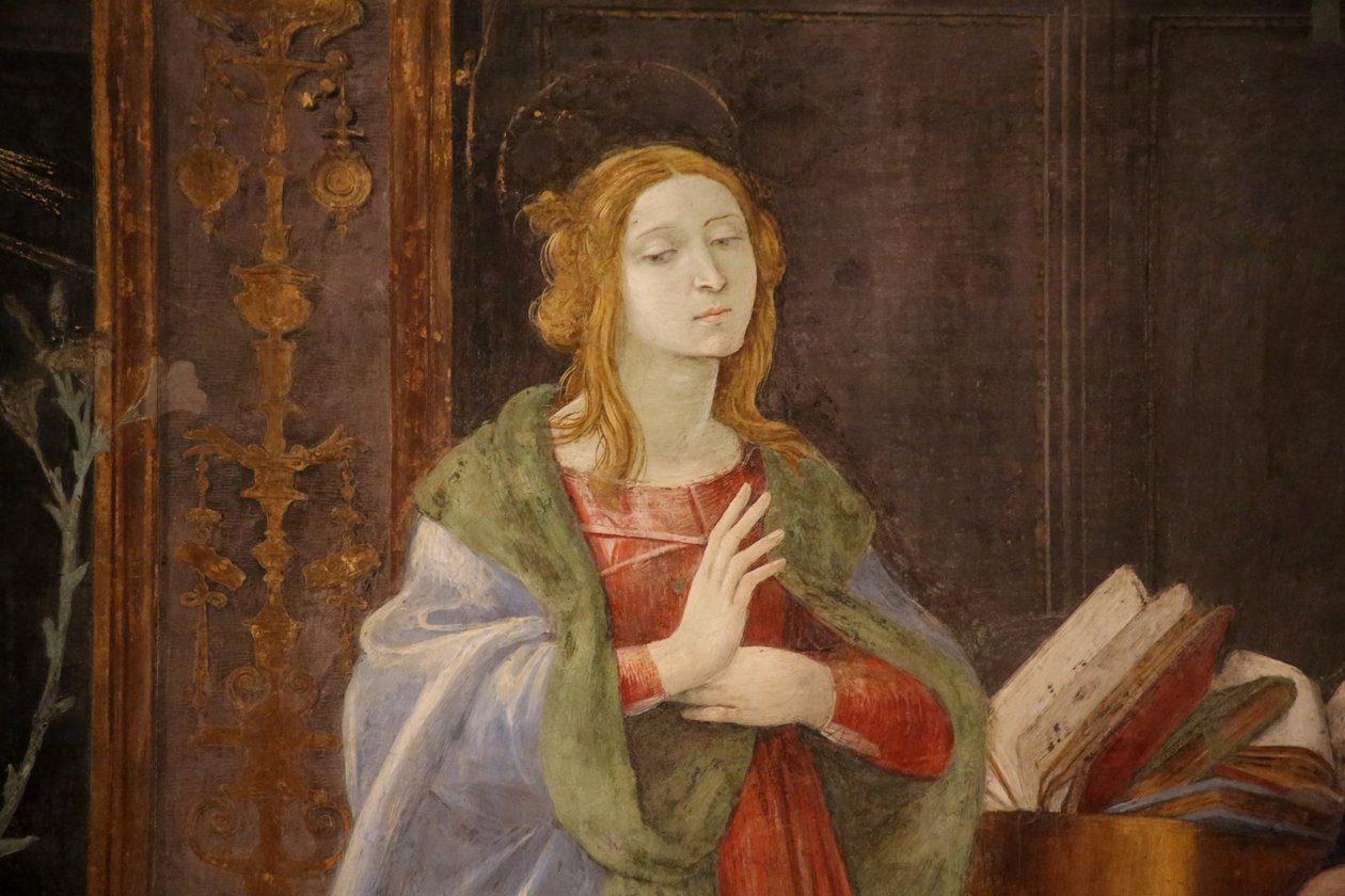 A Virgem Maria na Anunciação de Unknown