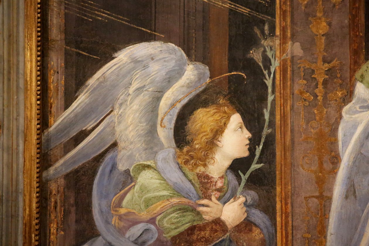 O anjo Gabriel na Anunciação de Unknown
