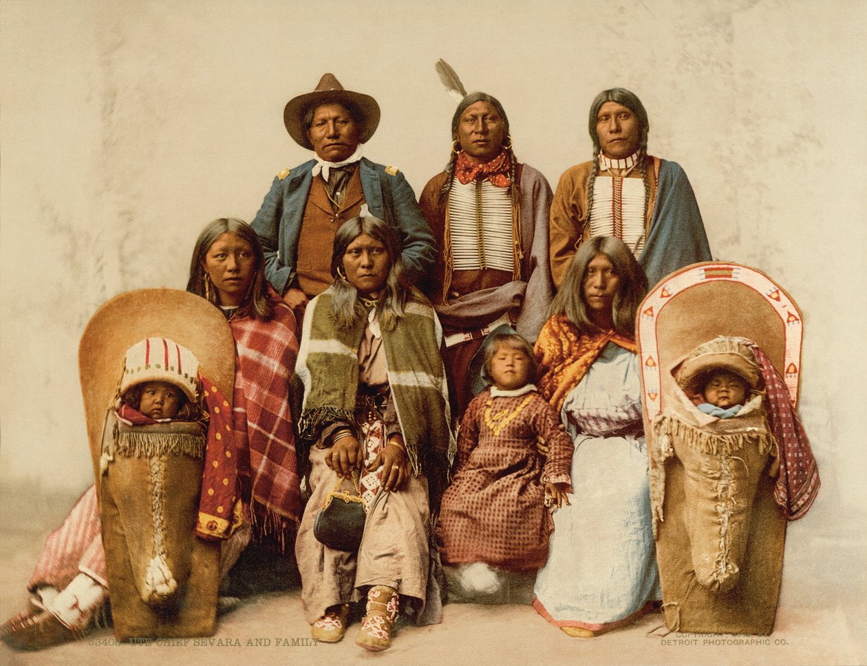 Ute Chief E Sua Família de Unknown
