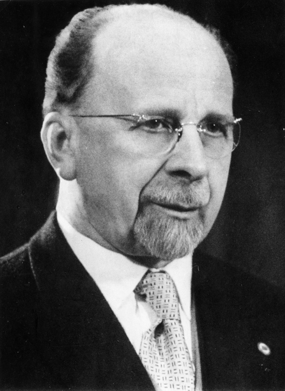 Walter Ulbricht, Presidente do Conselho de Estado de Gdr e Primeiro Secretário do Comitê Central do Partido da Unidade Socialista da Alemanha (Sed), 1961. de Unknown