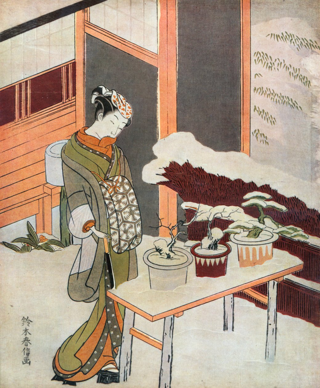 Jovem mulher japonesa em de Unknown