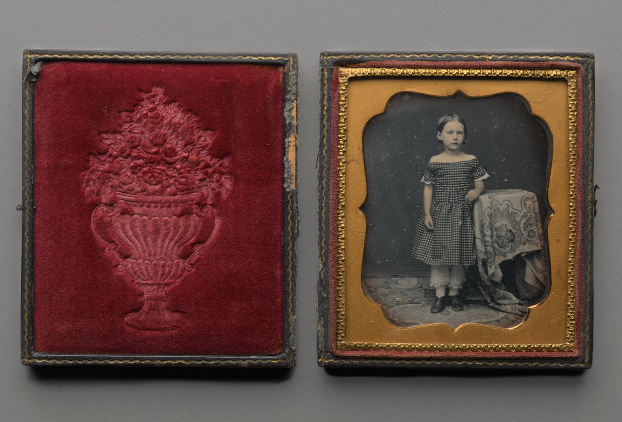 Jovem em pé (daguerreotype) de American Photographer