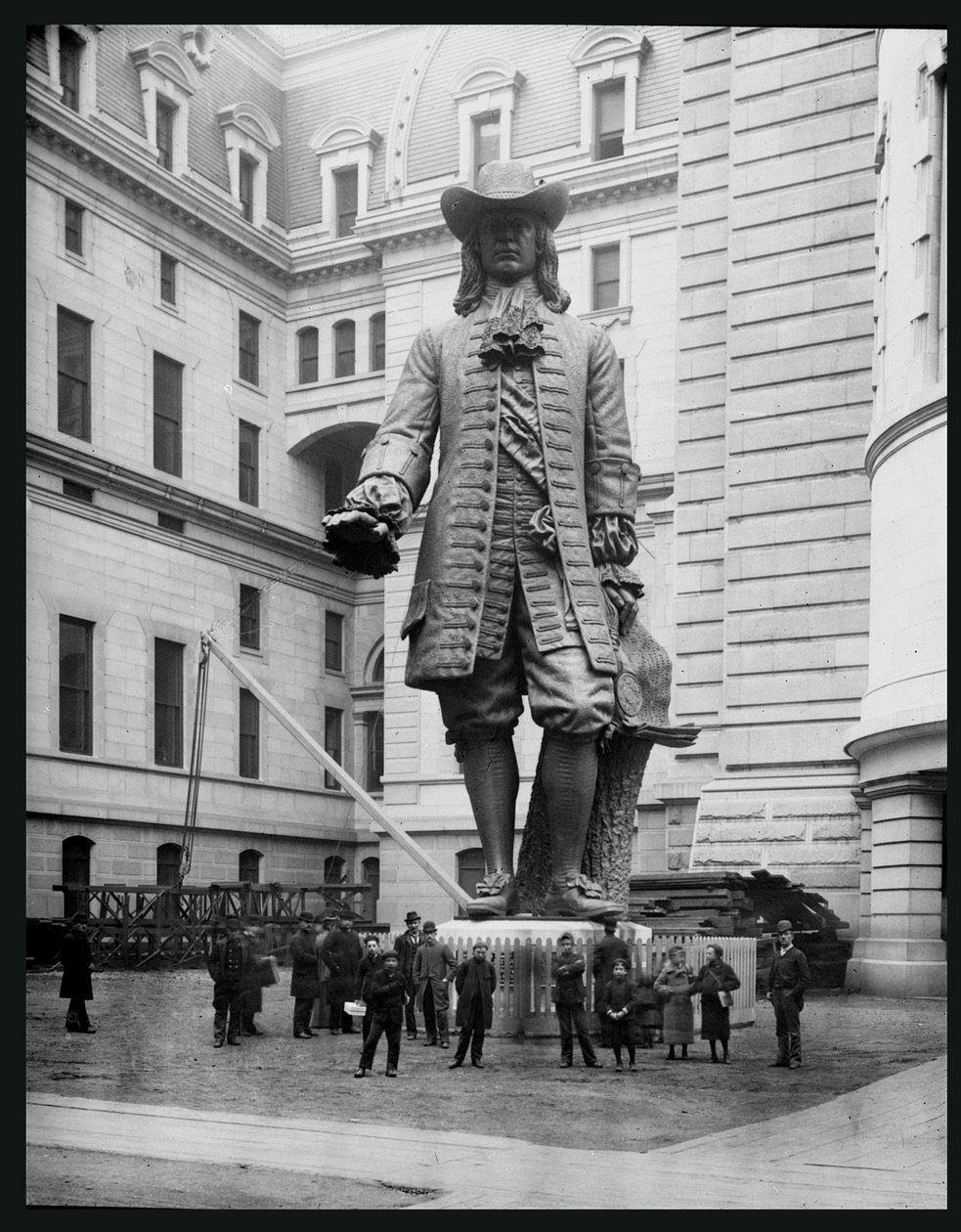 Estátua de William Penn no pátio da prefeitura, Filadélfia de American Photographer
