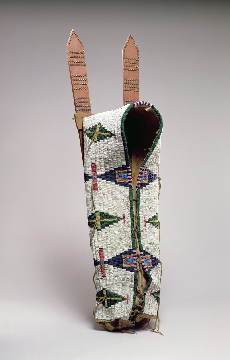 Portador de bebê, Cheyenne, c.1885 de American School