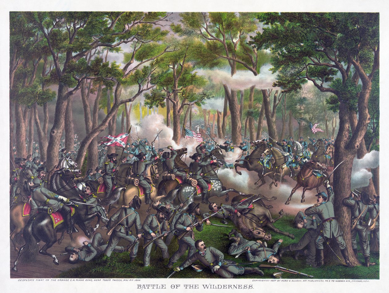 Batalha do Deserto, pub. Kurz & Allison, 1887 de American School