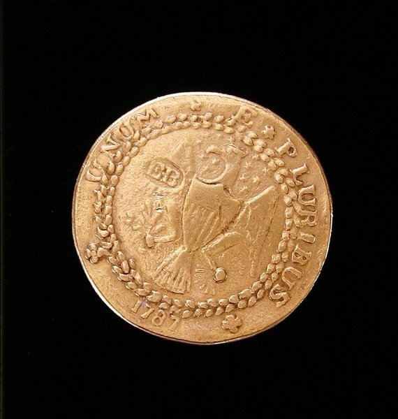 Brasher Doubloon, Nova York, 1787 (ouro) (ver também 343636) de American School