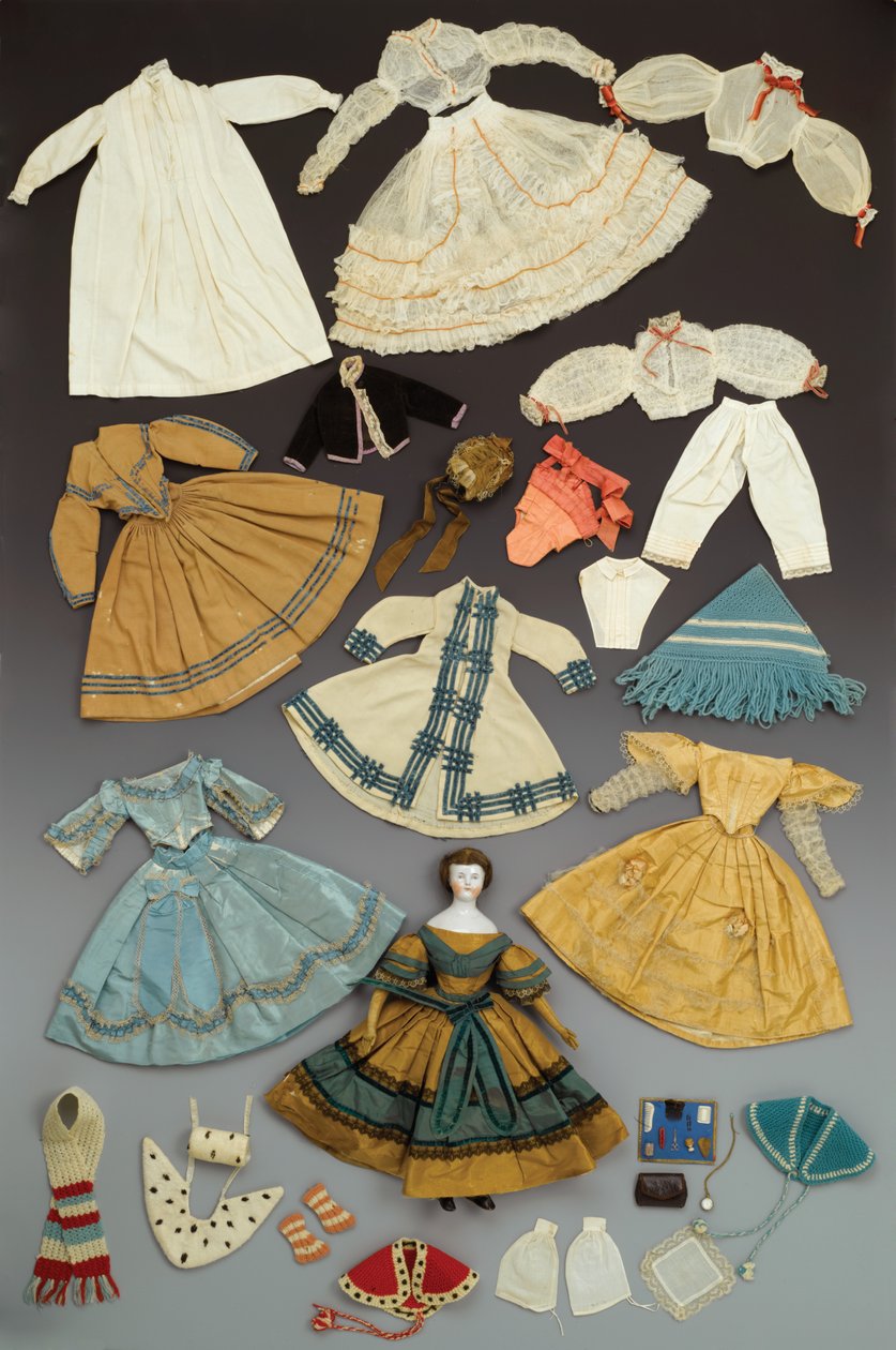 Boneca e Guarda-roupa, Feira Sanitária, 1864 de American School