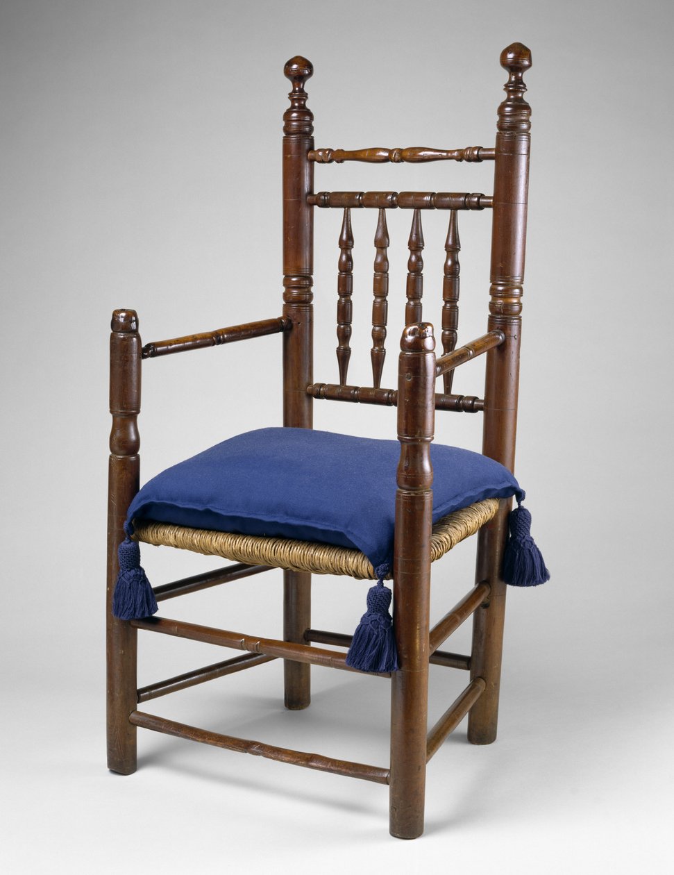 Grande Cadeira, 1680-1710 (bordo suave; cinzas) de American School