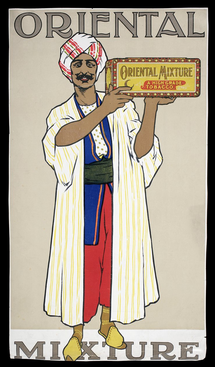Tabaco de Mistura Oriental (Poster de Publicidade) de American School