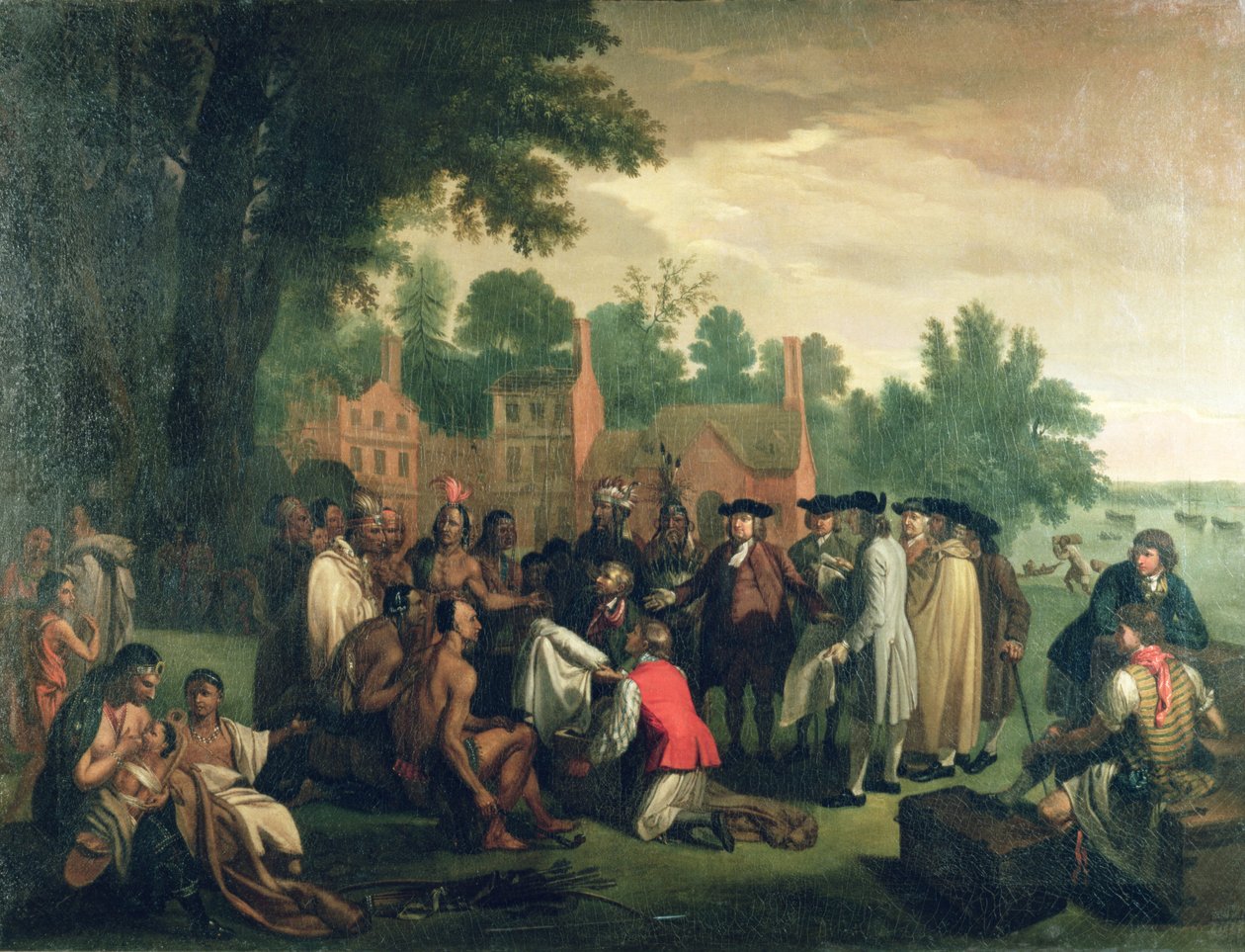 Tratado de Penns com os índios de American School
