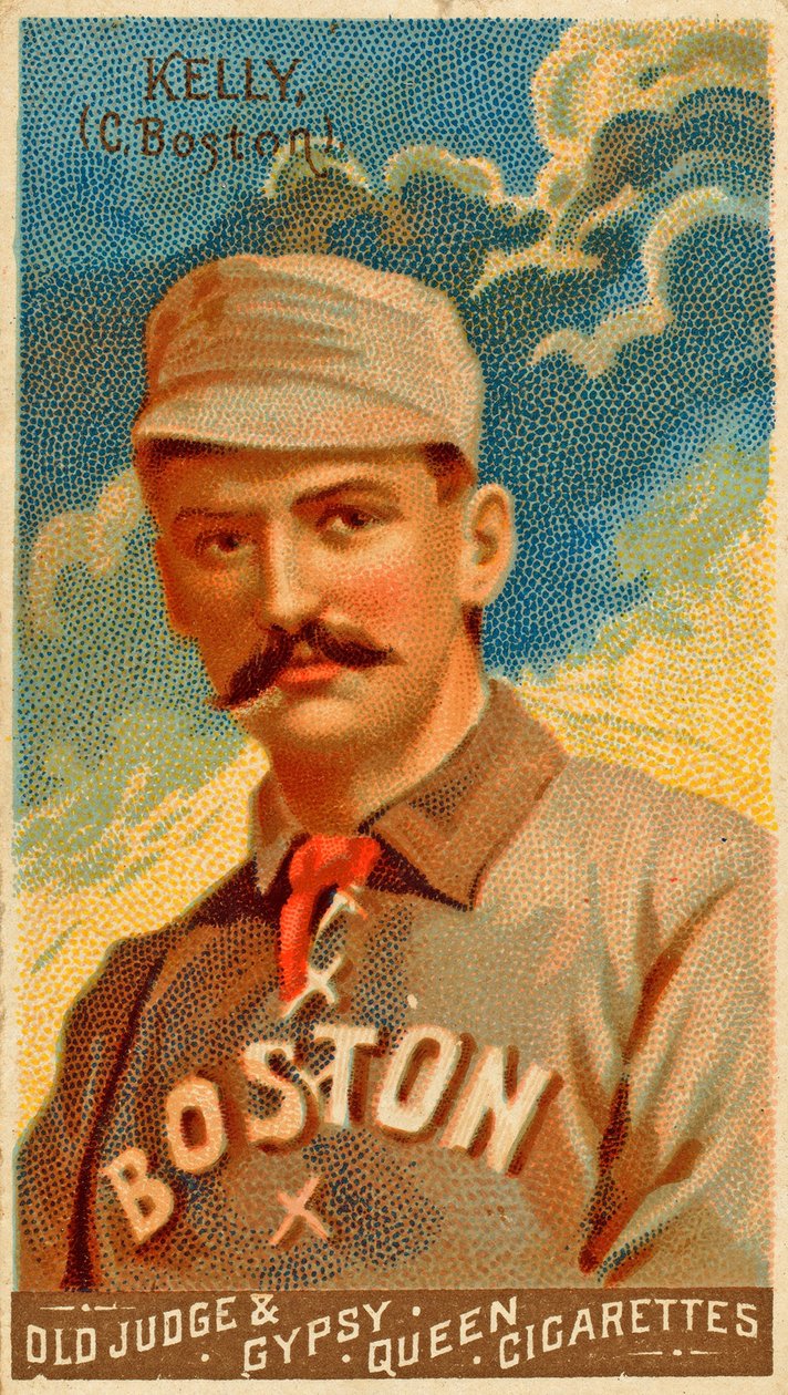 Retrato do rei Kelly, 1887 de American School