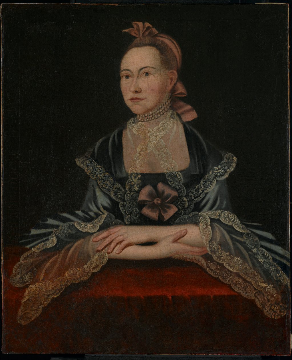 Retrato de uma mulher, c.1765 de American School