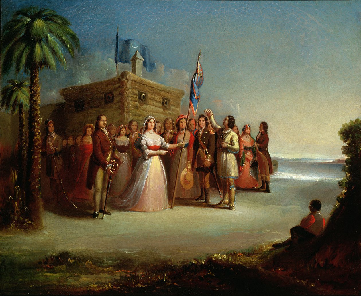 Apresentação das Cores ao Coronel W. Moultrie de American School