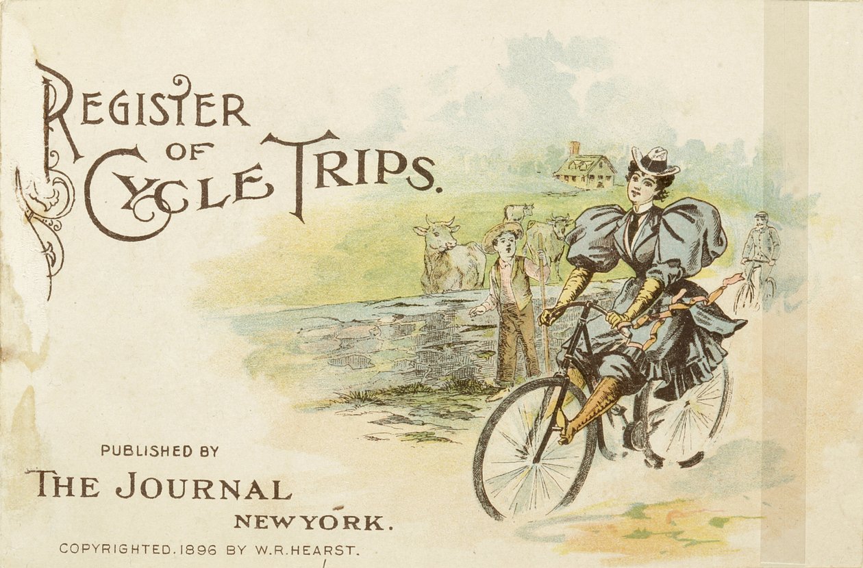Register of Cycle Trips, 1898 (cor litho [capa do livreto]) de American School