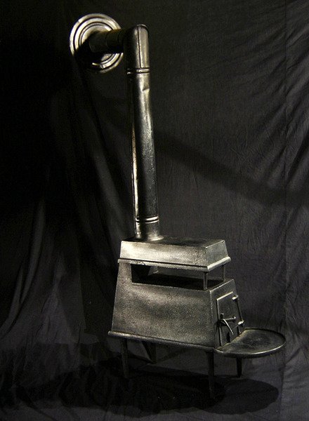 Fogão Shaker, c.1835-50 (ferro) de American School