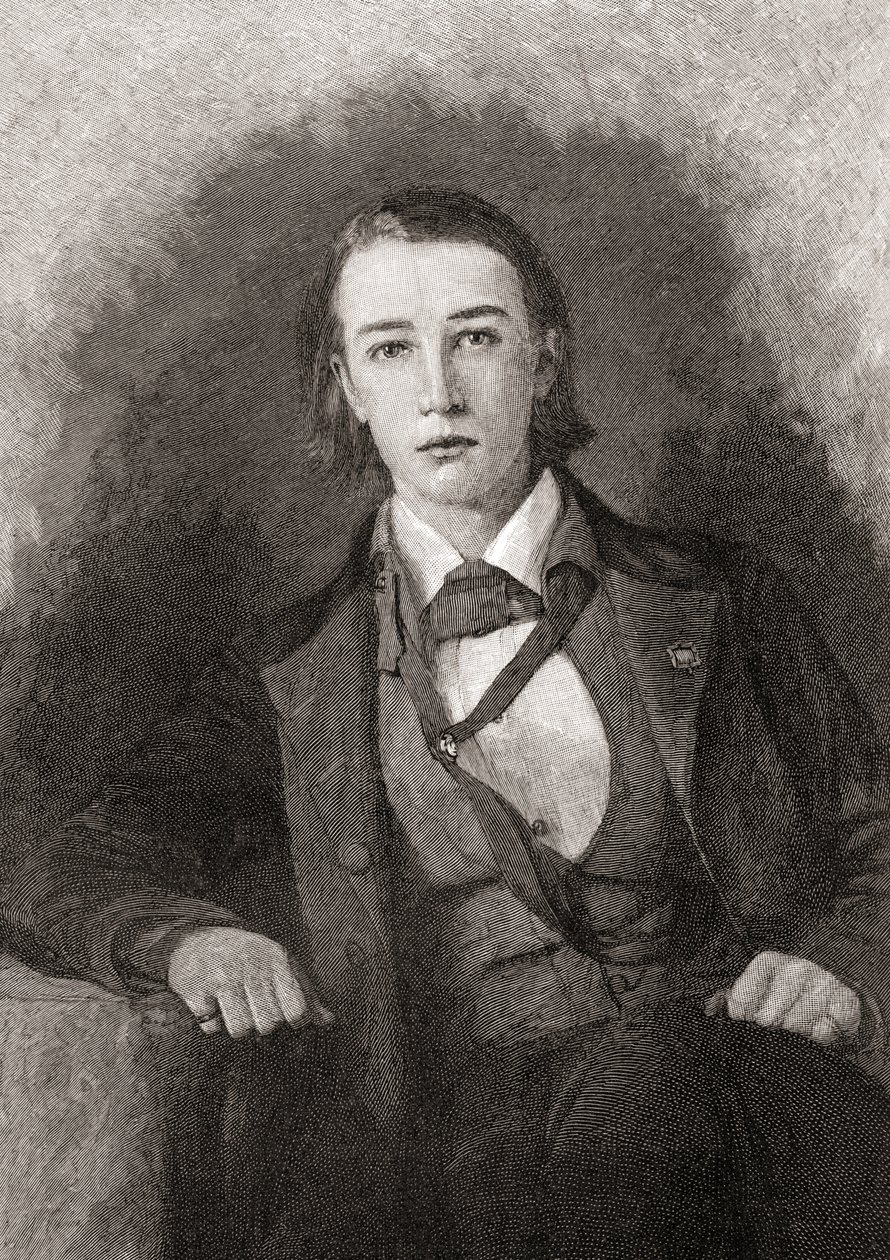 Sidney Clopton Lanier, da revista mensal The Century Illustrated, publicada em 1884 de American School