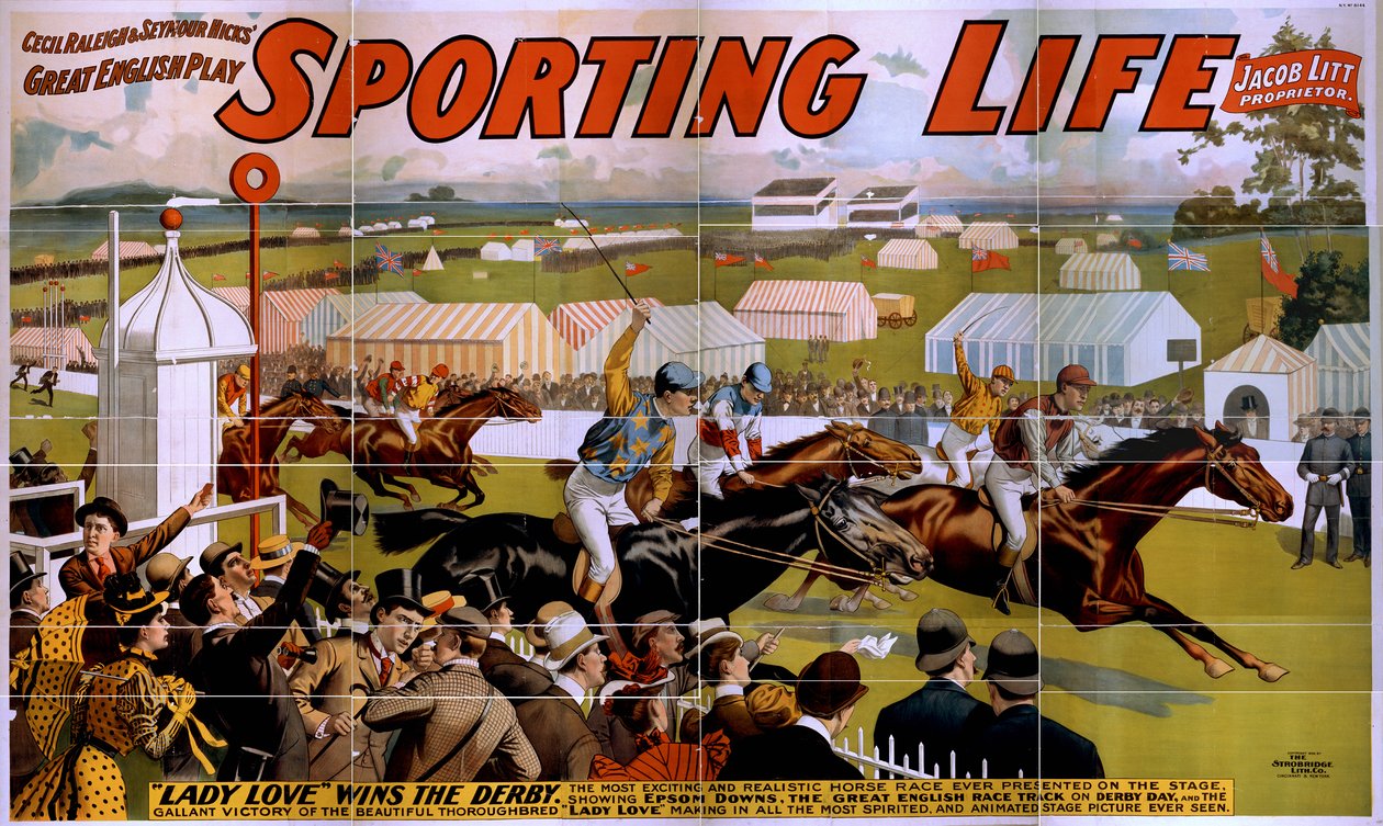 Cartaz da Vida Esportiva, 1898 de American School