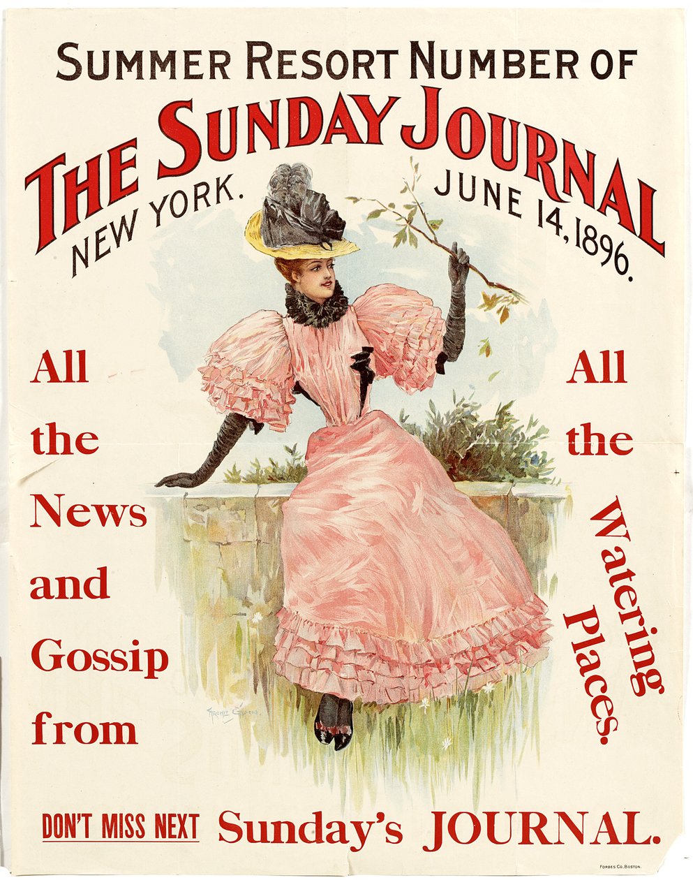 Número do Resort de Verão do The Sunday Journal, Nova York, 14 de junho de 1896, 1896 (impresso) de American School