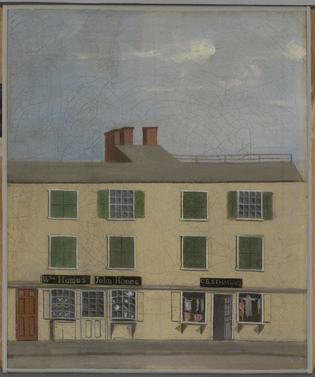 A Loja de Ourives de William Homes, Jr., c.1816-25 de American School