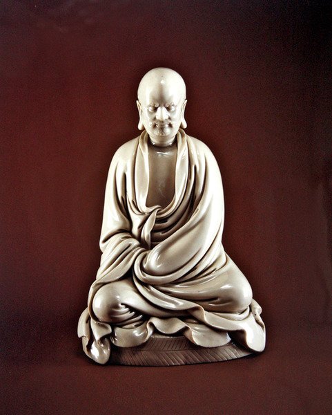 Bodhidharma (Damo), dinastia Ming (1368-1644) (porcelana) de Chinese School