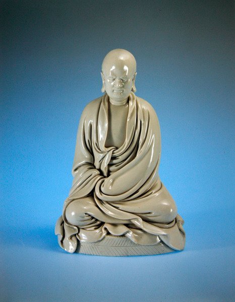 Bodhidharma (Damo), dinastia Ming (1368-1644) (porcelana) de Chinese School
