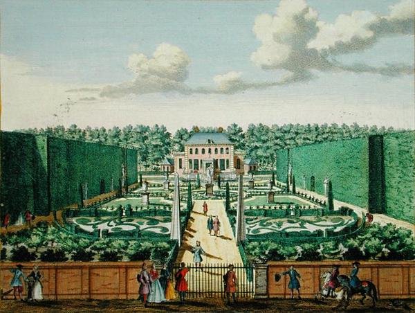 Watervliet, do Zeganplant Kennemerlant, de Hendrick de Leth e Matthias Brouerius Van Nidek, publicado em c.1700-1730 (ver também 172313, 172314) de Dutch School