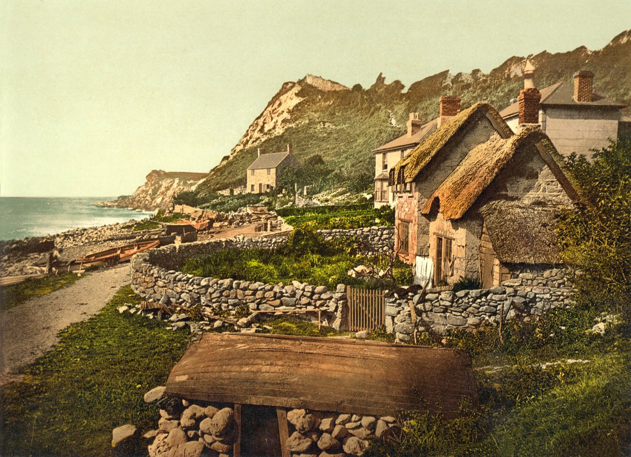 Falésias, Shanklin, IOW, pub. c.1890 - 1900 (cromolitógrafo) de English Photographer