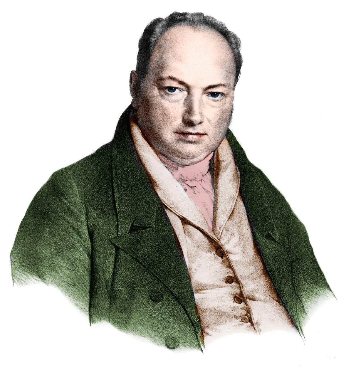 Retrato de Henry Maudslay (1771-1831), engenheiro e inventor britânico. de English Photographer