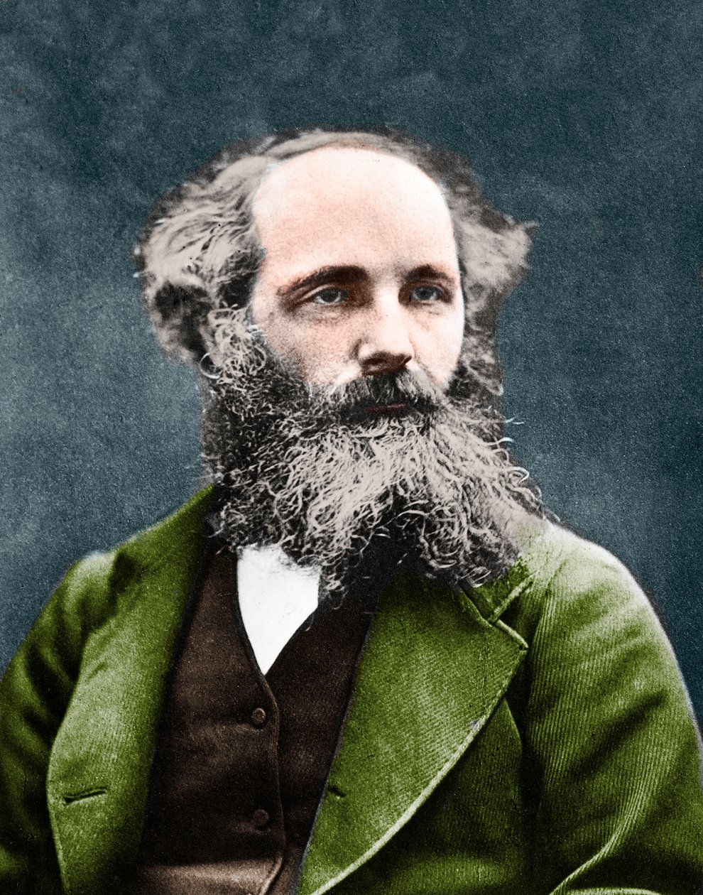 Retrato de James Clerk Maxwell (1831-1879), físico escocês de English Photographer