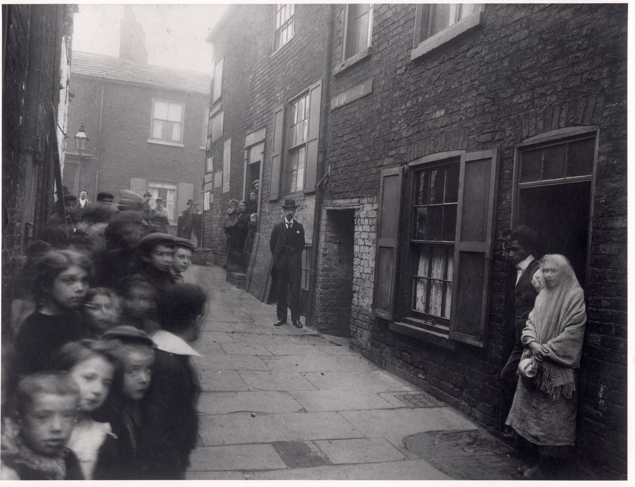 Inspetor sanitário, Leeds, 1899 de English Photographer