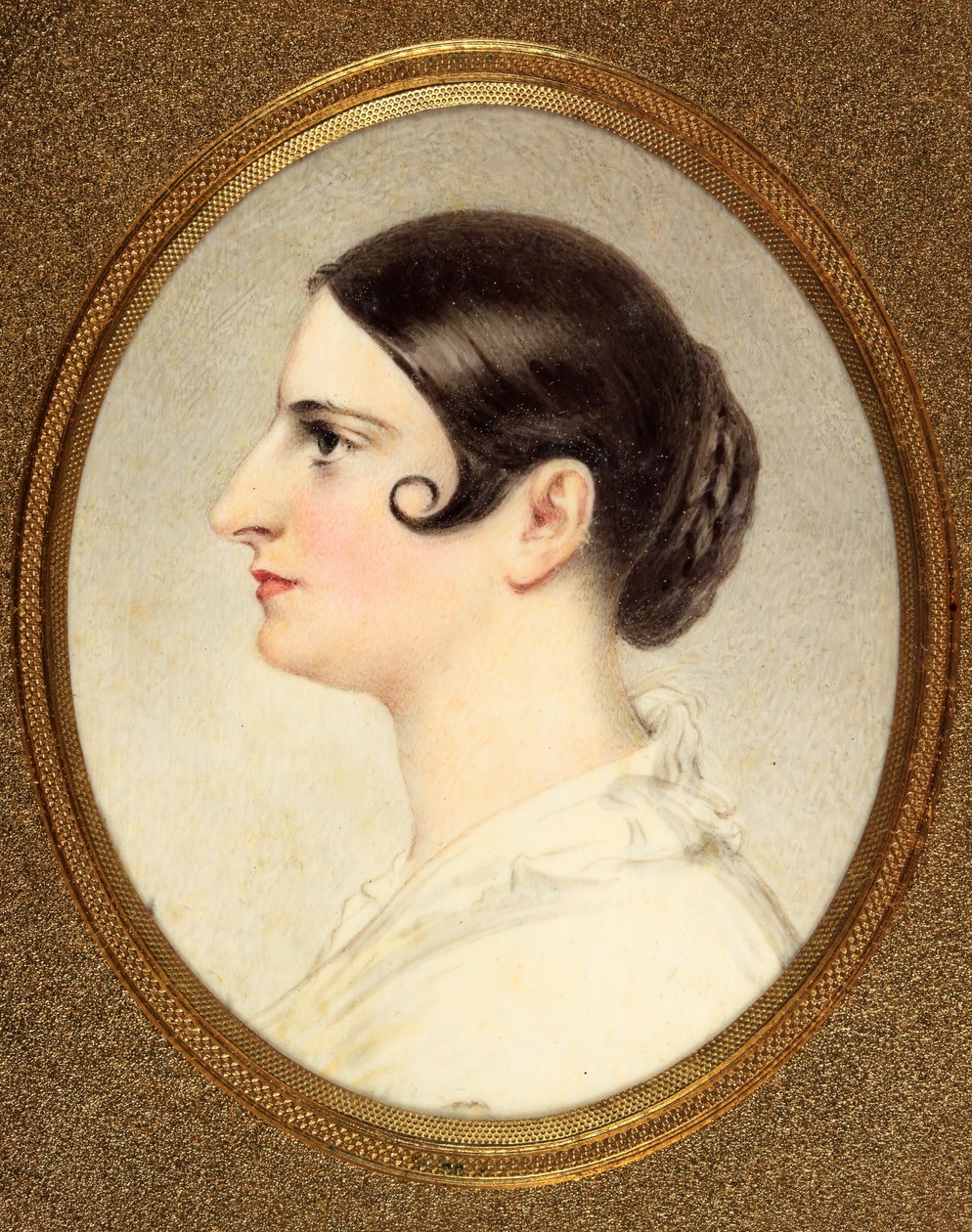 Adelaide Kemble, Sra. Sartoris (esmalte) de English School