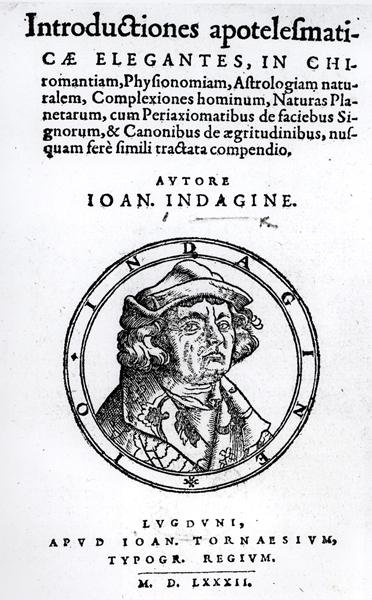 Uma Introdução ao Ocultismo, de Johann Indagine, 1582 de English School