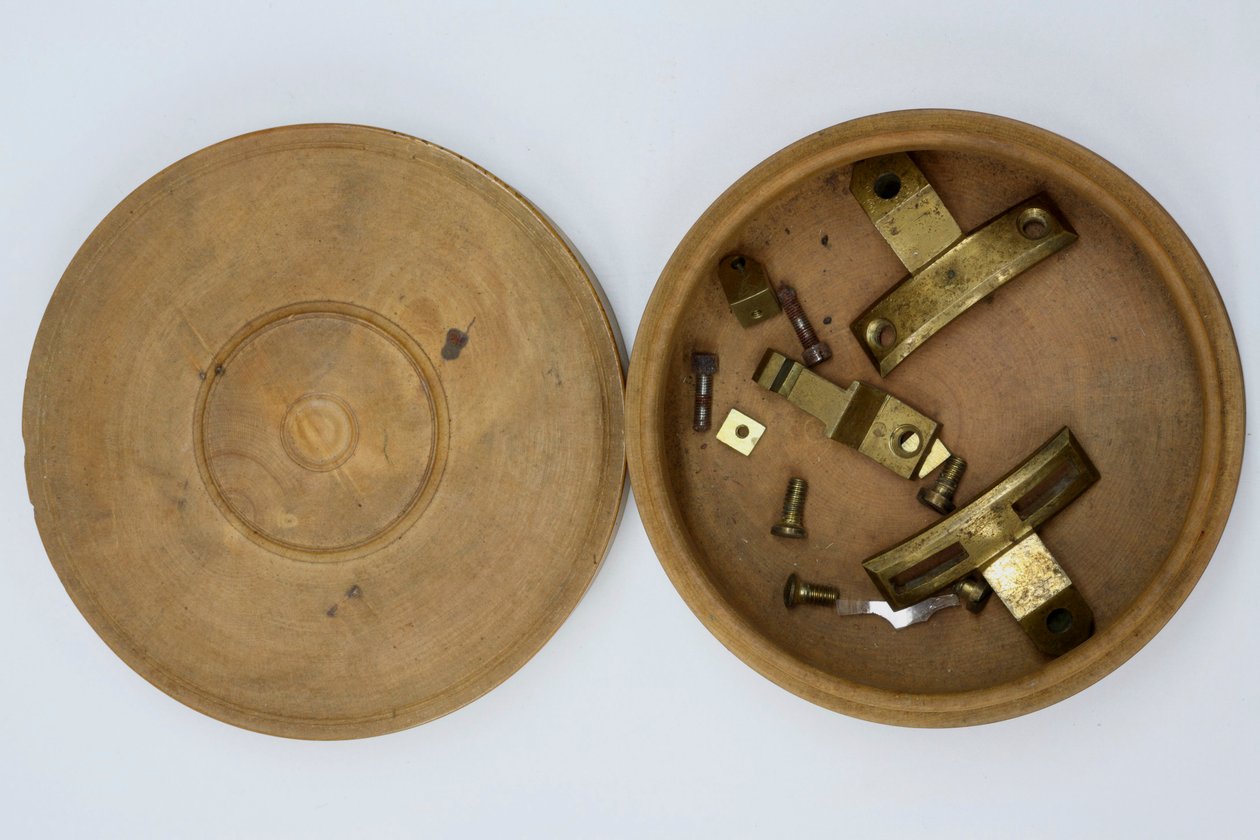 Suportes no Relógio Cumming, c.1767 (metal) de English School