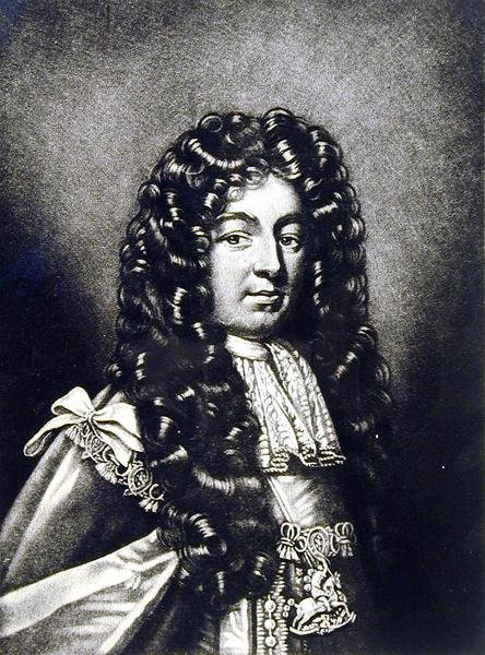 Charles Seymour (1662-1748) Duque de Somerset, ilustração de Retratos de Personagens Ilustres na História Britânica, gravada por Robert Dunkarton (1744-c.1817) (mezzotint) de English School