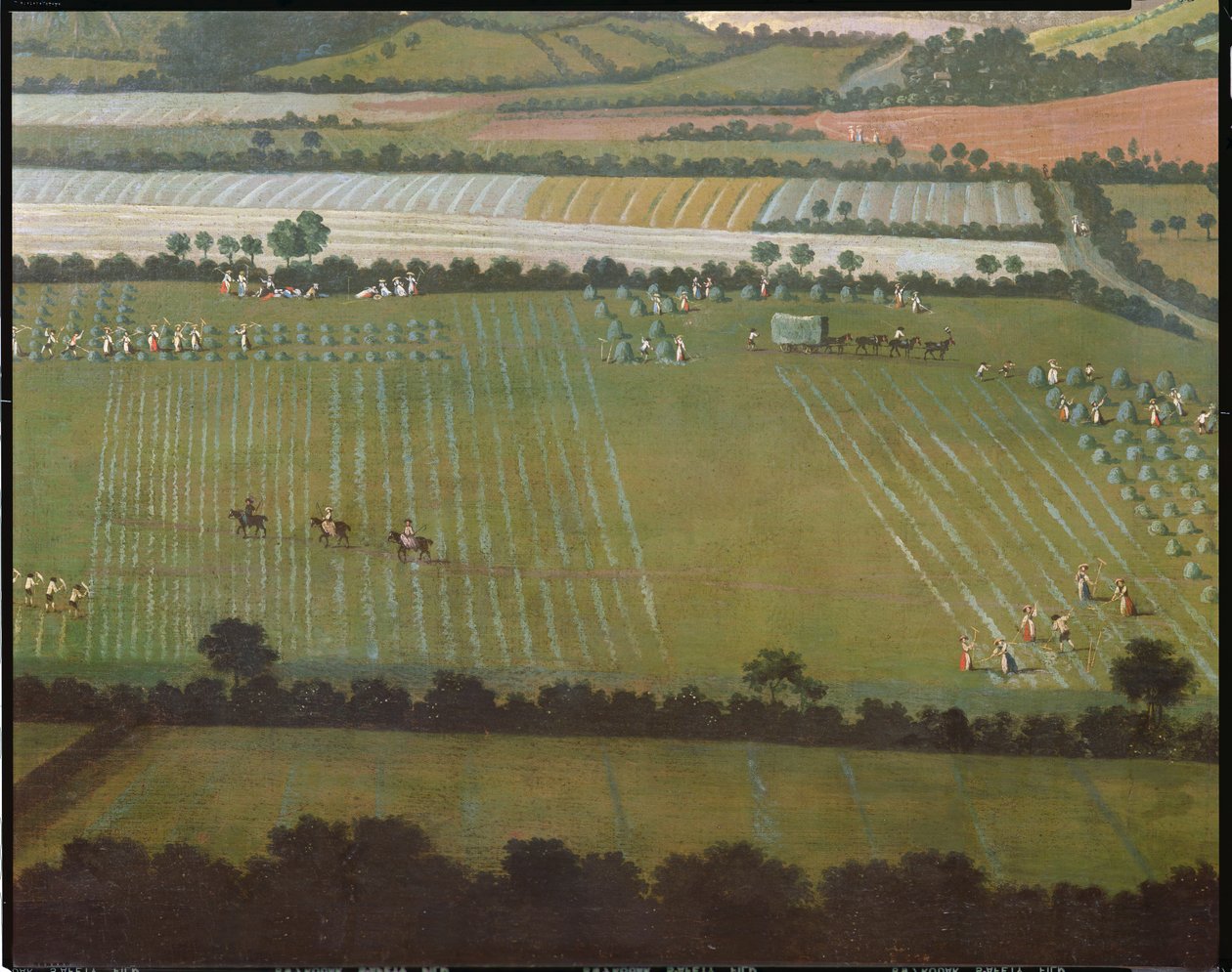 Country Rodada Dixton Manor, c.1725 (detalhe de 18102) de English School