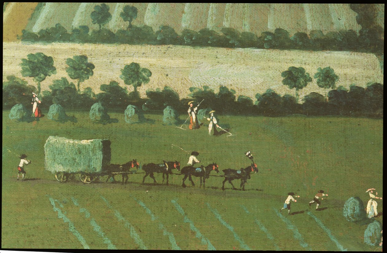 Country Rodada Dixton Manor, c.1725 (detalhe de 18102) de English School