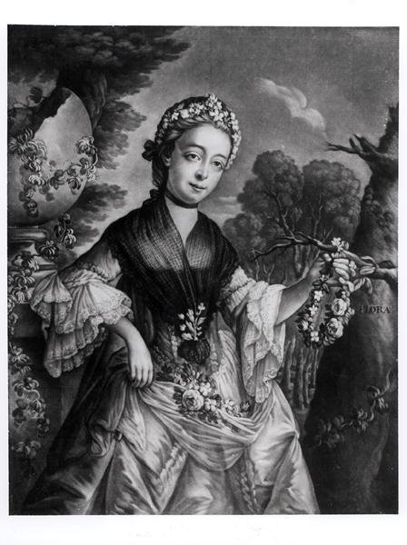 Elizabeth Chudleigh (1720-88) Condessa de Bristol e Duquesa de Kingston de English School